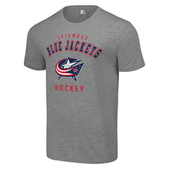 Columbus Blue Jackets Starter Logo T-Shirt - Heather Gray | US 202216155