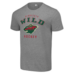 Minnesota Wild Starter Logo T-Shirt - Heather Gray | US 202216161