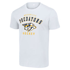 Nashville Predators Starter Logo T-Shirt - White | US 202216180
