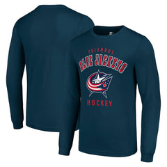 Columbus Blue Jackets Starter Logo Long Sleeve T-Shirt - Navy | US 202216201