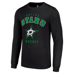 Dallas Stars Starter Logo Long Sleeve T-Shirt - Black | US 202216212