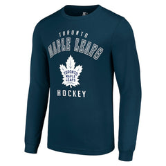 Toronto Maple Leafs Starter Logo Long Sleeve T-Shirt - Navy | US 202216215
