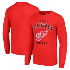 Detroit Red Wings Starter Logo Long Sleeve T-Shirt - Red | US 202216222