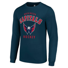 Washington Capitals Starter Logo Long Sleeve T-Shirt - Navy | US 202216225