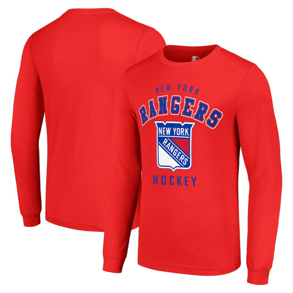 New York Rangers Starter Logo Long Sleeve T-Shirt - Red | US 202216235