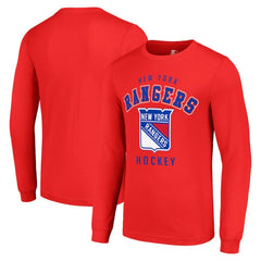 New York Rangers Starter Logo Long Sleeve T-Shirt - Red | US 202216235