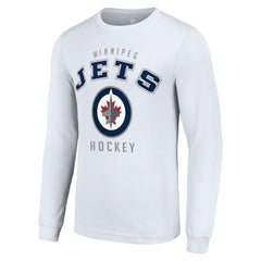 Winnipeg Jets Starter Logo Long Sleeve T-Shirt - White | US 202216236