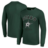 Dallas Stars Starter Logo Long Sleeve T-Shirt - Military Green | US 202216240