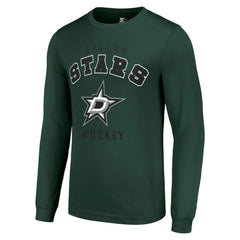 Dallas Stars Starter Logo Long Sleeve T-Shirt - Military Green | US 202216240