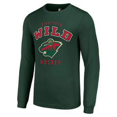 Minnesota Wild Starter Logo Long Sleeve T-Shirt - Military Green | US 202216244