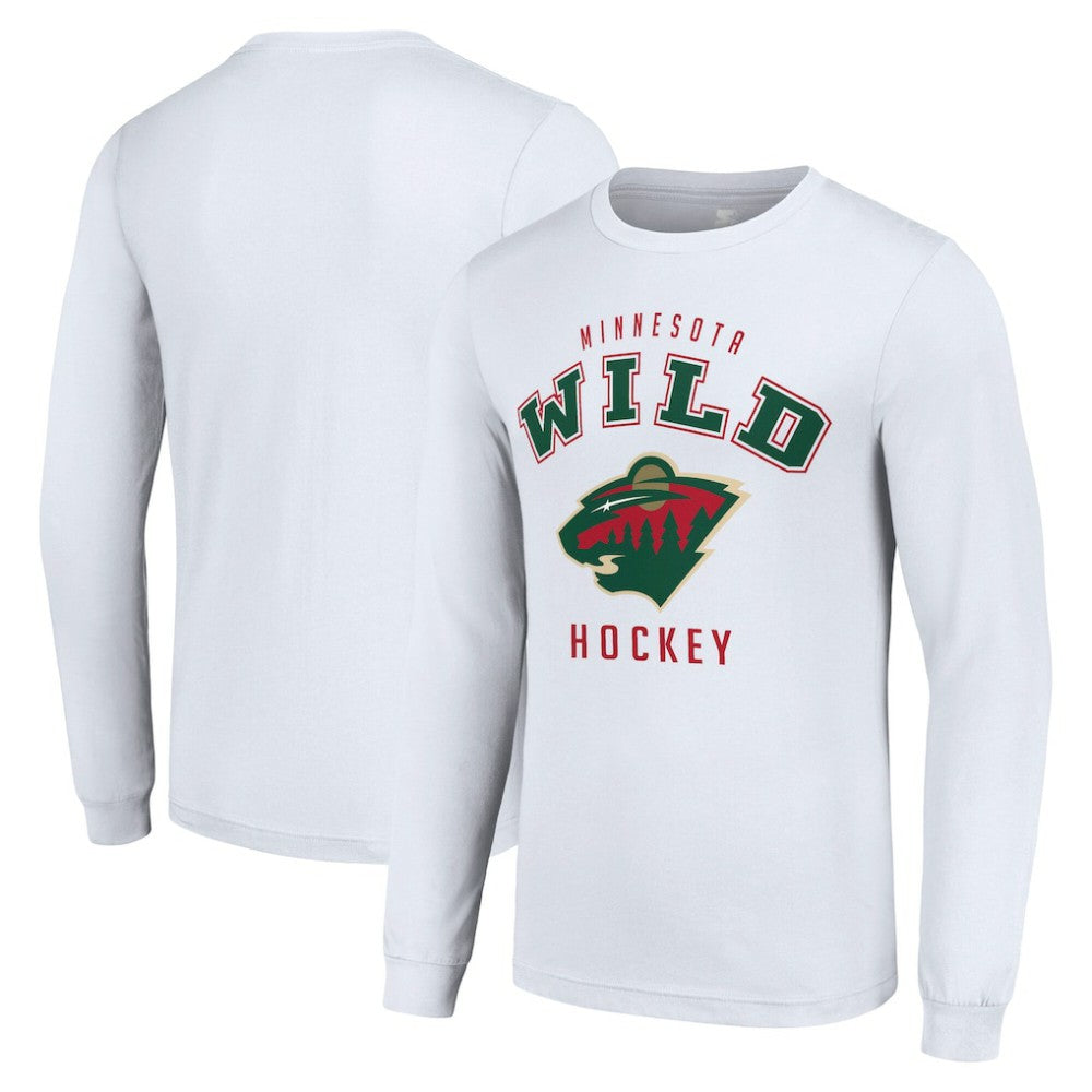 Minnesota Wild Starter Logo Long Sleeve T-Shirt - White | US 202216246