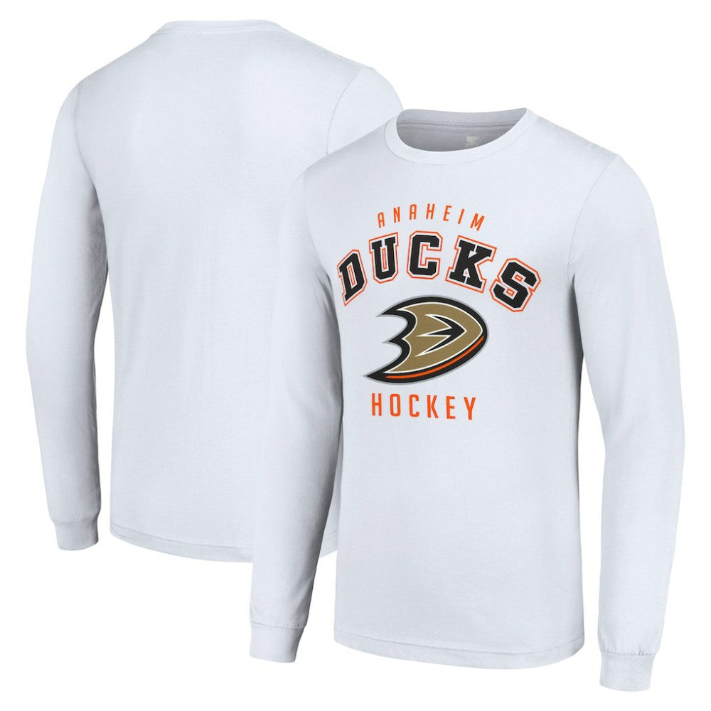 Anaheim Ducks Starter Logo Long Sleeve T-Shirt - White | US 202216248
