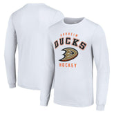 Anaheim Ducks Starter Logo Long Sleeve T-Shirt - White | US 202216248