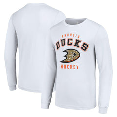 Anaheim Ducks Starter Logo Long Sleeve T-Shirt - White | US 202216248