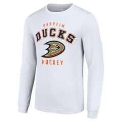 Anaheim Ducks Starter Logo Long Sleeve T-Shirt - White | US 202216248