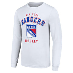 New York Rangers Starter Logo Long Sleeve T-Shirt - White | US 202216252