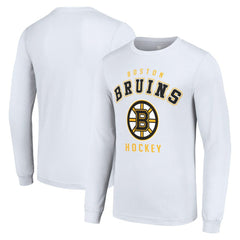Boston Bruins Starter Logo Long Sleeve T-Shirt - White | US 202216253