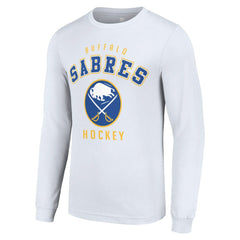 Buffalo Sabres Starter Logo Long Sleeve T-Shirt - White | US 202216254