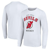 New Jersey Devils Starter Logo Long Sleeve T-Shirt - White | US 202216258