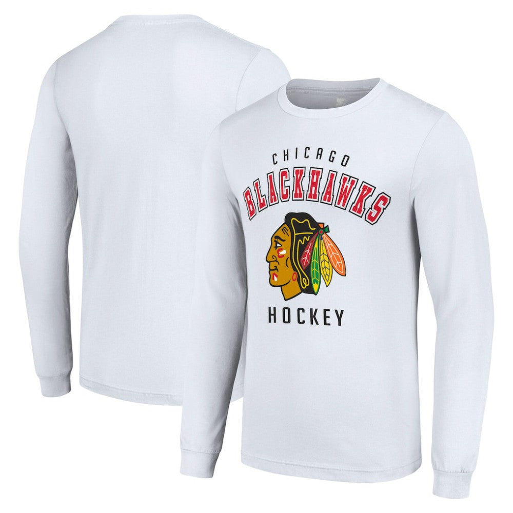 Chicago Blackhawks Starter Logo Long Sleeve T-Shirt - White | US 202216261