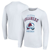 Colorado Avalanche Starter Logo Long Sleeve T-Shirt - White | US 202216264