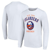 New York Islanders Starter Logo Long Sleeve T-Shirt - White | US 202216265