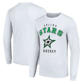 Dallas Stars Starter Logo Long Sleeve T-Shirt - White | US 202216267
