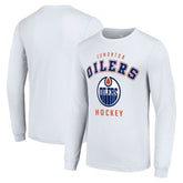 Edmonton Oilers Starter Logo Long Sleeve T-Shirt - White | US 202216269