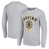 Boston Bruins Starter Logo Long Sleeve T-Shirt - Heather Gray | US 202216275