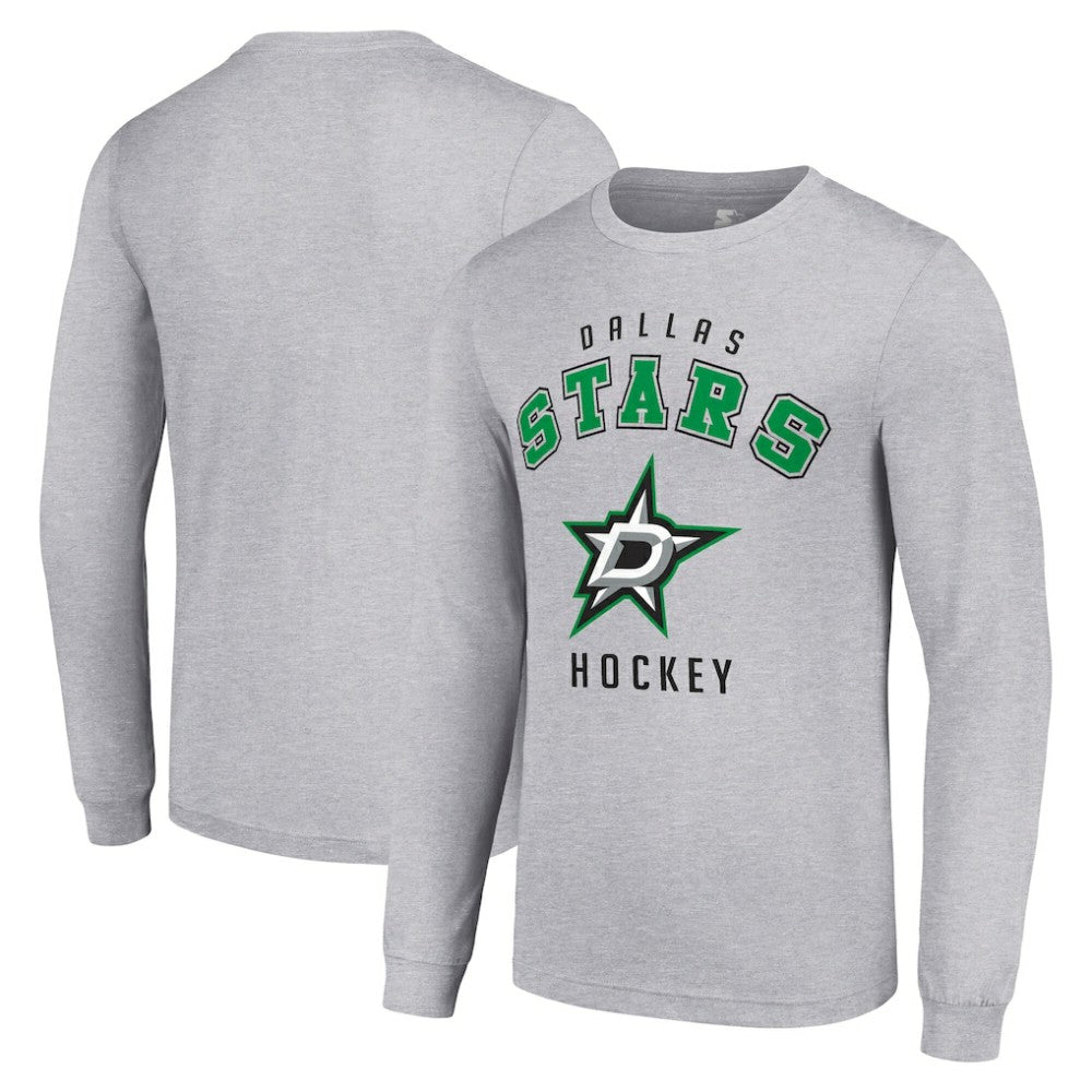 Dallas Stars Starter Logo Long Sleeve T-Shirt - Heather Gray | US 202216282