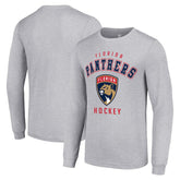 Florida Panthers Starter Logo Long Sleeve T-Shirt - Heather Gray | US 202216285