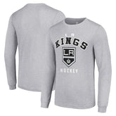 Los Angeles Kings Starter Logo Long Sleeve T-Shirt - Heather Gray | US 202216286