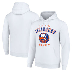 New York Islanders Starter Logo Pullover Hoodie - White | US 202216310