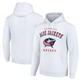 Columbus Blue Jackets Starter Logo Pullover Hoodie - White | US 202216321