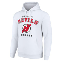 New Jersey Devils Starter Logo Pullover Hoodie - White | US 202216323
