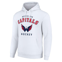Washington Capitals Starter Logo Pullover Hoodie - White | US 202216328