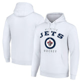 Winnipeg Jets Starter Logo Pullover Hoodie - White | US 202216329