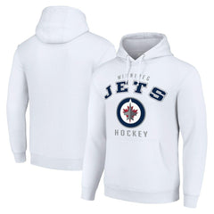 Winnipeg Jets Starter Logo Pullover Hoodie - White | US 202216329