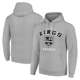 Los Angeles Kings Starter Logo Pullover Hoodie - Heather Gray | US 202216346