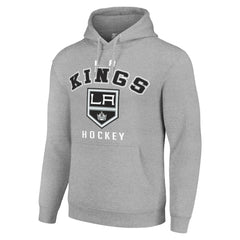 Los Angeles Kings Starter Logo Pullover Hoodie - Heather Gray | US 202216346