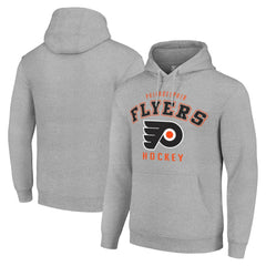 Philadelphia Flyers Starter Logo Pullover Hoodie - Heather Gray | US 202216350