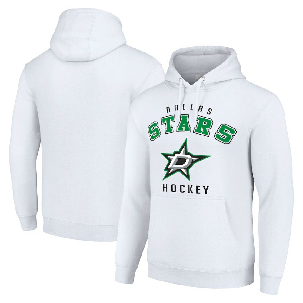 Dallas Stars Starter Logo Pullover Hoodie - White | US 202216354