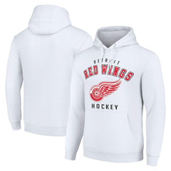 Detroit Red Wings Starter Logo Pullover Hoodie - White | US 202216355