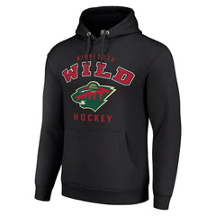 Minnesota Wild Starter Logo Pullover Hoodie - Black | US 202216372