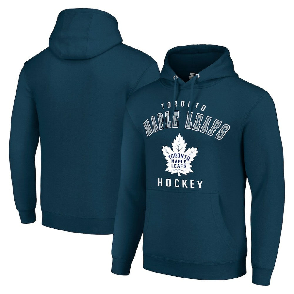 Toronto Maple Leafs Starter Logo Pullover Hoodie - Navy | US 202216383