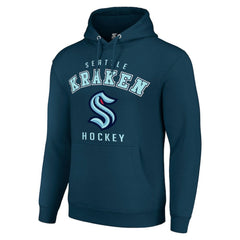 Seattle Kraken Starter Logo Pullover Hoodie - Navy | US 202216385