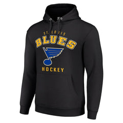 St. Louis Blues Starter Logo Pullover Hoodie - Black | US 202216386