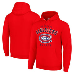 Montreal Canadiens Starter Logo Pullover Hoodie - Red | US 202216400
