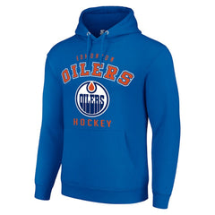 Edmonton Oilers Starter Logo Pullover Hoodie - Royal | US 202216403