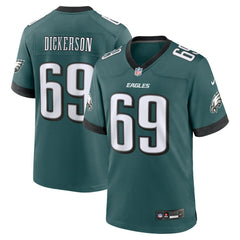 Landon Dickerson Philadelphia Eagles Team Game Jersey - Midnight Green Jerseys